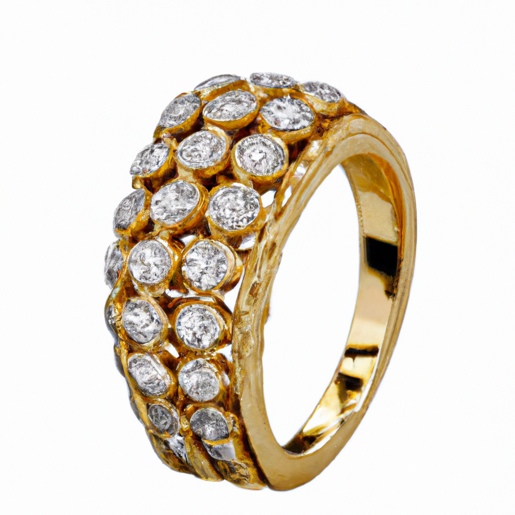Bridals Gold Ring Design Online in DG Khan