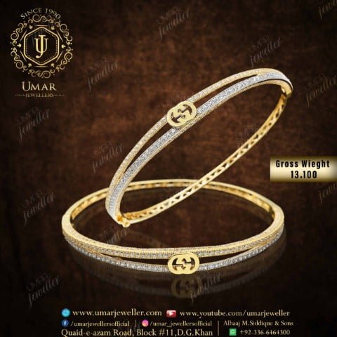 Gold Bangle Design 0008