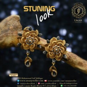 Gold Earring Design 0031