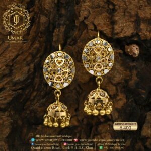 Gold Earring Design 0037