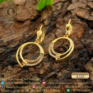 Gold Earring Design 0042